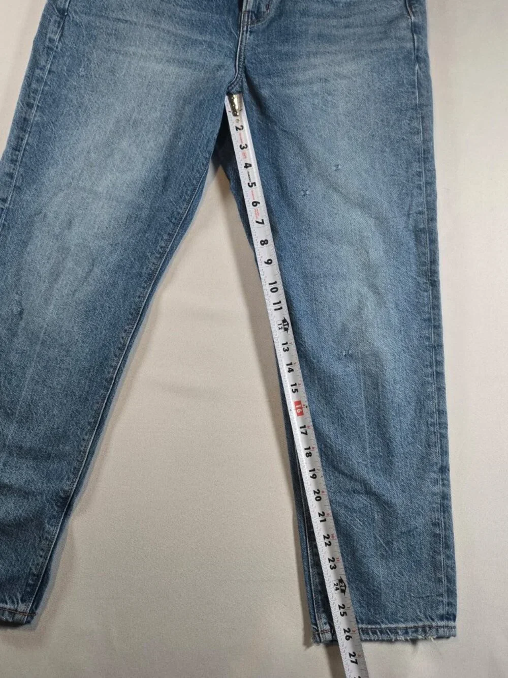 American Eagle Women’s 90s Slim Boyfriend Jeans Size 10 Regular Distressed Blue